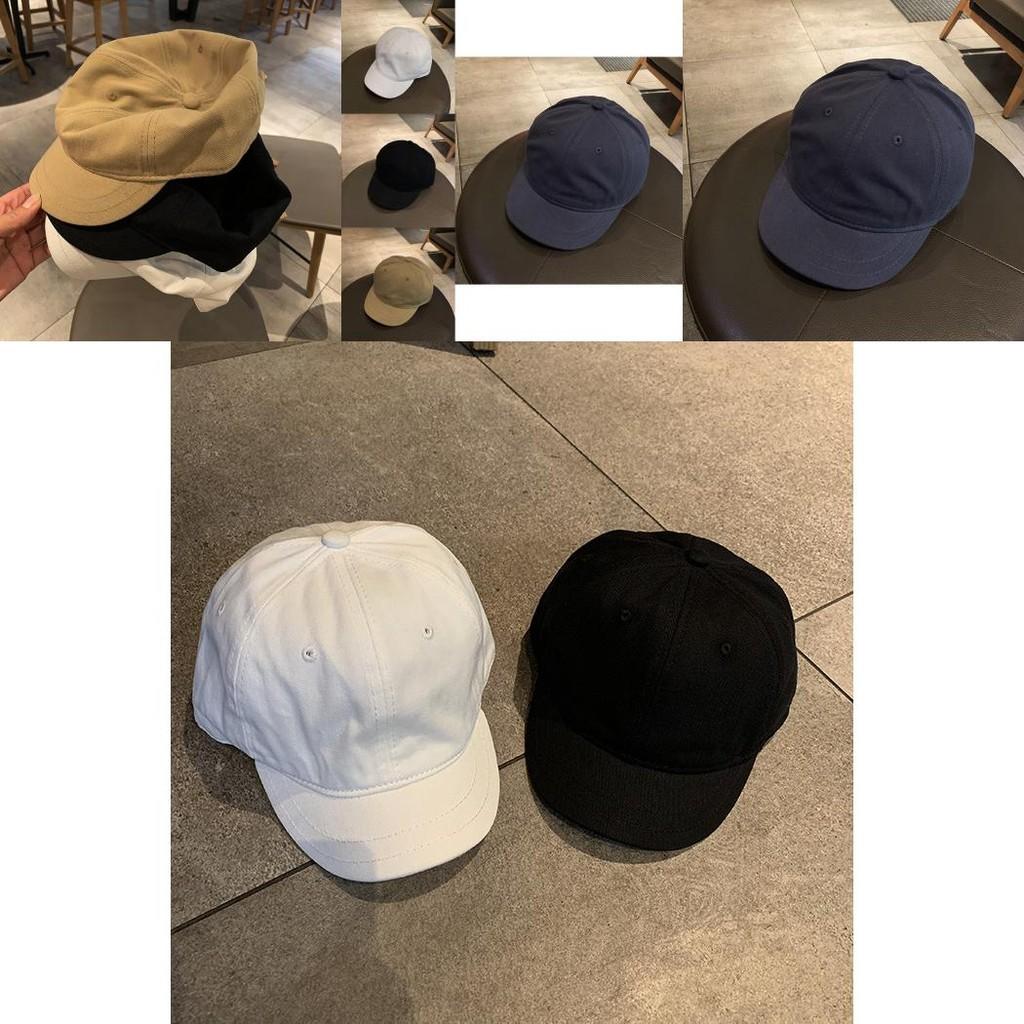 Vintage Unisex Short-brim Baseball Cap Cotton Street Style Adjustable Hat