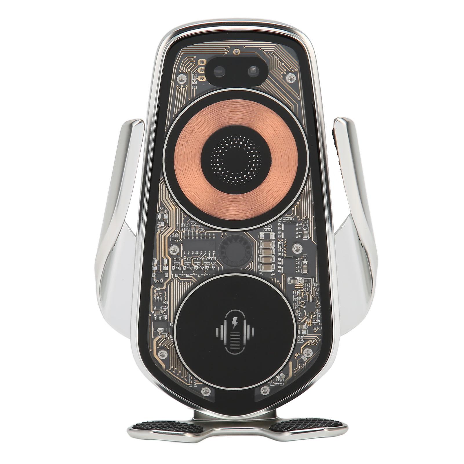 

Автомобильное беспроводное зарядное устройство Прозрачный чехол для сотового телефона с креплением на вентиляционное отверстие Зарядное устройство для беспроводной зарядки