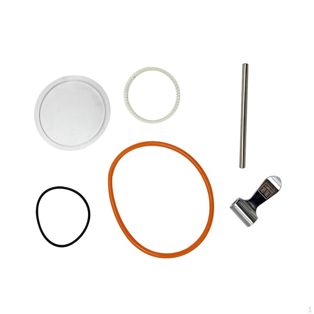 6 Pieces Jewelry Polishing Machine Accessories, Polisher Tumbler Rotary Barrel Cover Parts