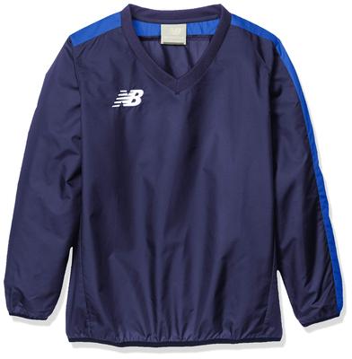 New Balance Kids Soccer Junior Piste Jacket Junior Dry Kids NV 150 (JJTF9407) Sweat-Absorbent Quick-Drying (Navy)