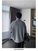 2025 Men's High Neck Korean Style Knitted Sweater - Autumn/Winter Trendy Loose Fit Wool Top