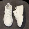 Flat-bottomed wear-resistant and lightweight little white shoes, spring and autumn board shoes, new versatile and breathable 2025 casual sports soft