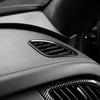 For Kia Stinger 2018-2026 Carbon Fiber Dashboard Upper Air Outlet Cover Air Conditional Defrost Vent Grill Trim Frame LHD/RHD