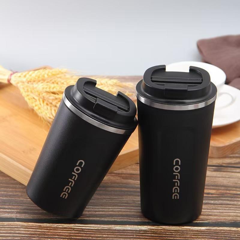 Second-Gen Concave-Convex 304 Stainless Steel Portable Vacuum Insulated Coffee Cup for Outdoor and Car Use