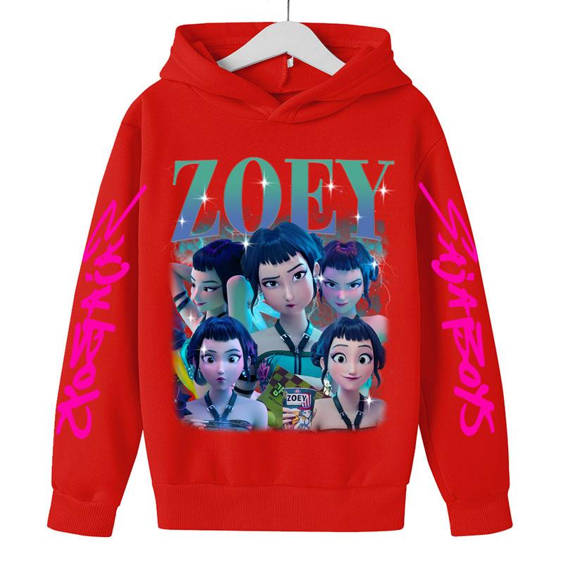 Movie New Kids K-Pop Demon Hunters Hooded Tops Toddler Girl Clothes KPop Demon Hunters Hoodie Girls Fashion Casual Sweatshirt