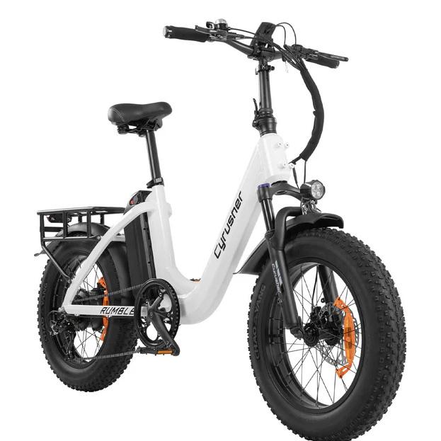 Cyrusher Rumble Celoterénní Dospělé Městské E-kolo 250W Motor Elektrické Kolo 48V18Ah Baterie 20 Palcové Terénní Pneumatiky Elektrické Kolo