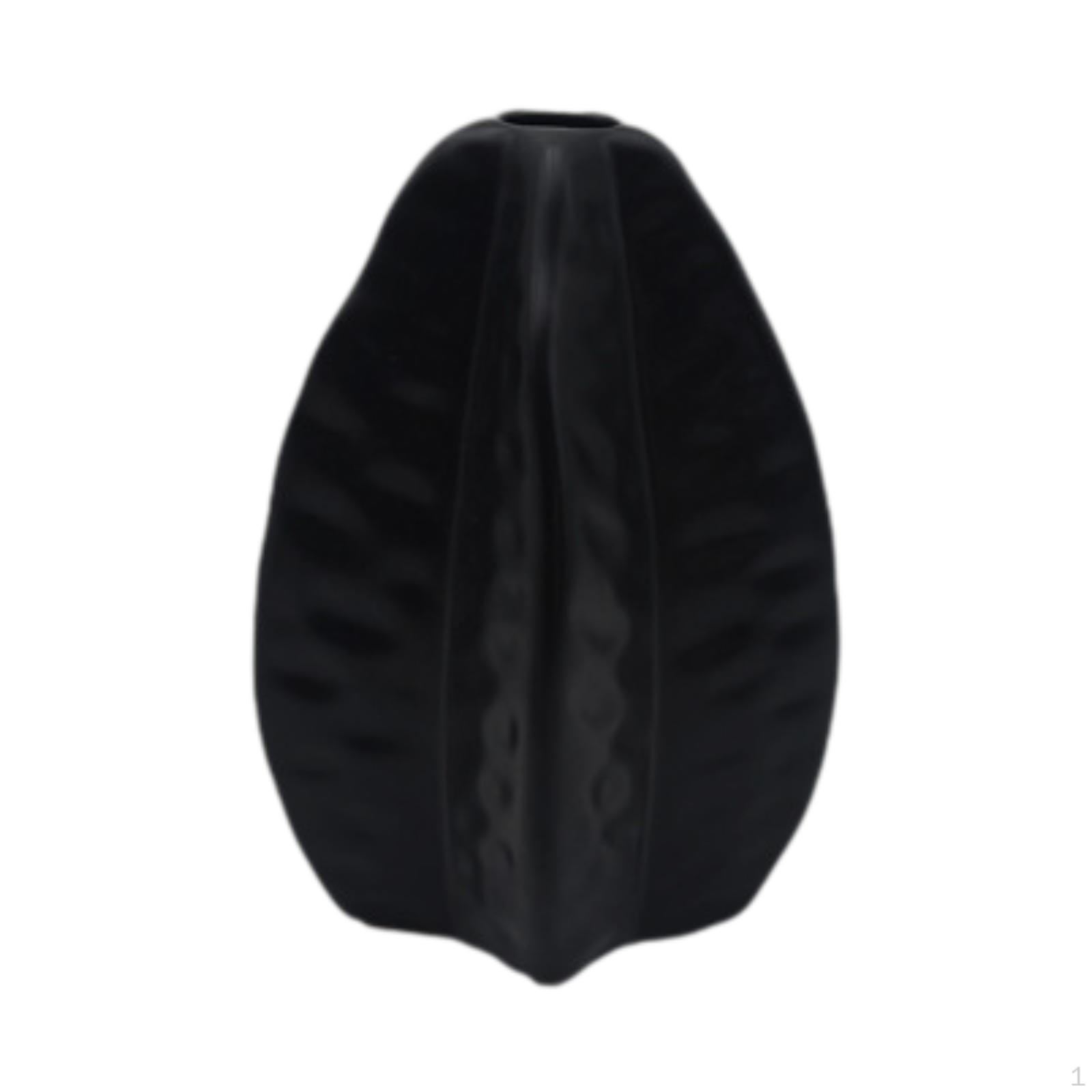 

Керамічний контейнер для квітів та фруктів Декоративна кашпо Житловий простір чорний