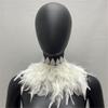 Colorful Real Feather Shawl Great for Halloween Cosplay Evening Party for Ladies Photography Capelet Adjustable Size