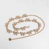 New Metal Sweet Woman Waist Chain Spring Skirt Versatile Heavy Industry Young Elegant Rhinestone Butterfly Waist Chain
