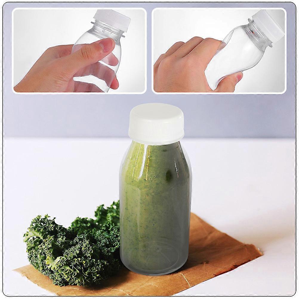 12Pcs Plastic Juice Bottle Portable Beverage Bottle Fruit Tea Bottles Juice Packaging Bottle