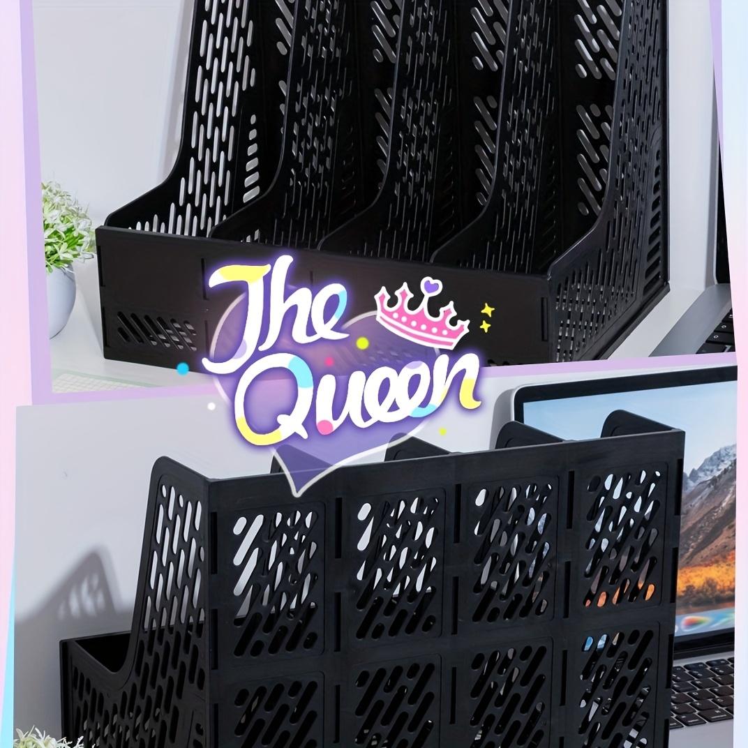 1pc 126101043in Thickened File Rack Basket Multi-Layer Four-Bar File Frame A4 Book Stand Folder Storage Box Office Supplies 3200₽