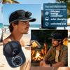 Baseball Cap Breathable Mesh Sun Hat with USB Charging Solar Power Detachable Safe Fan Cover Adjustable Summer Cooling Hat