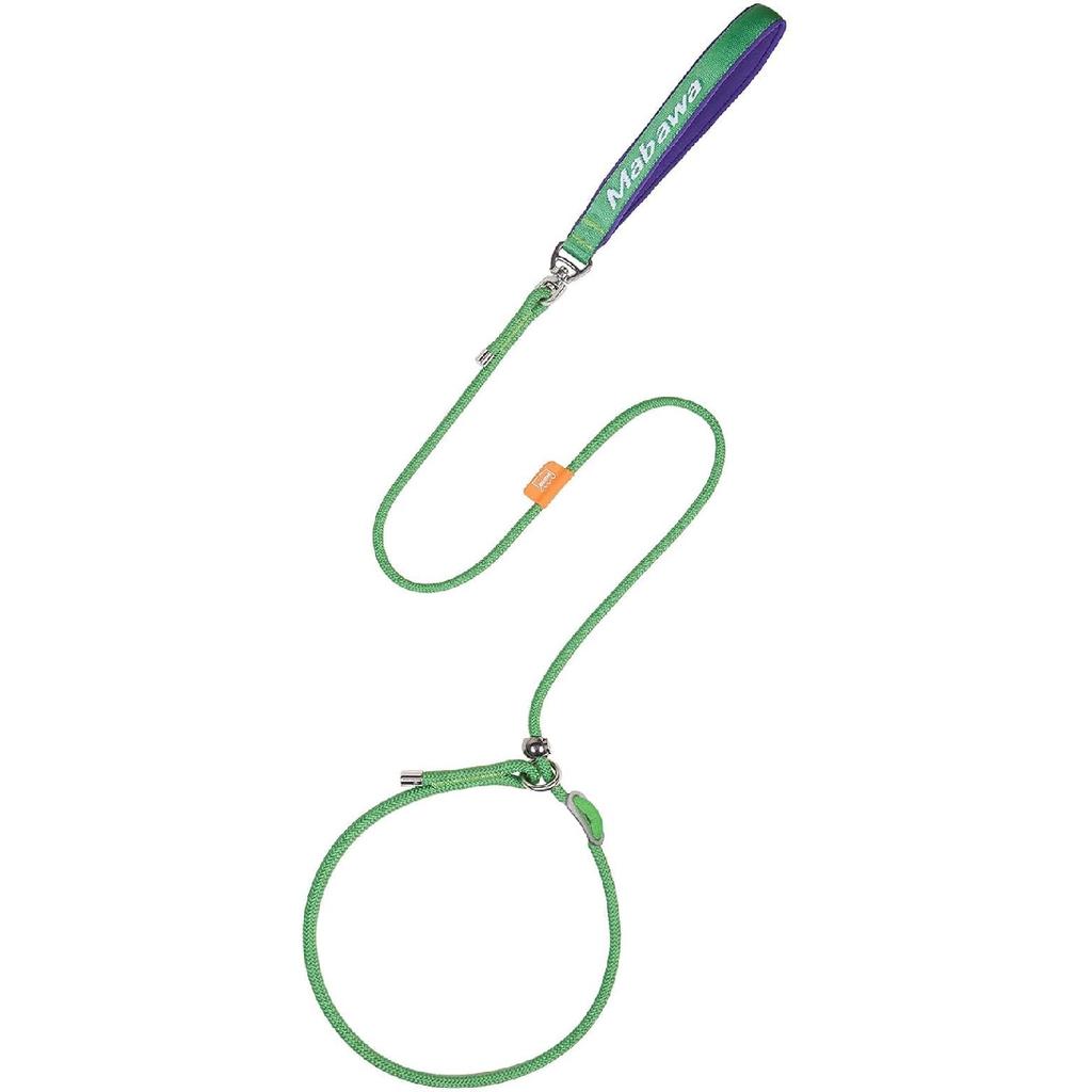 Dog Anti-Slip Leash 5FT with Metal Stopper - Durable No-Pull Training Lead for Small, Medium & Large Dogs - Comfortable Handle Nylon Rope,