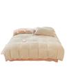 Thickened Milk Fleece Four-Piece Coral Fleece Quilt Cover Cut Flower Fleece Bed Sheet Mattress Bedding Three