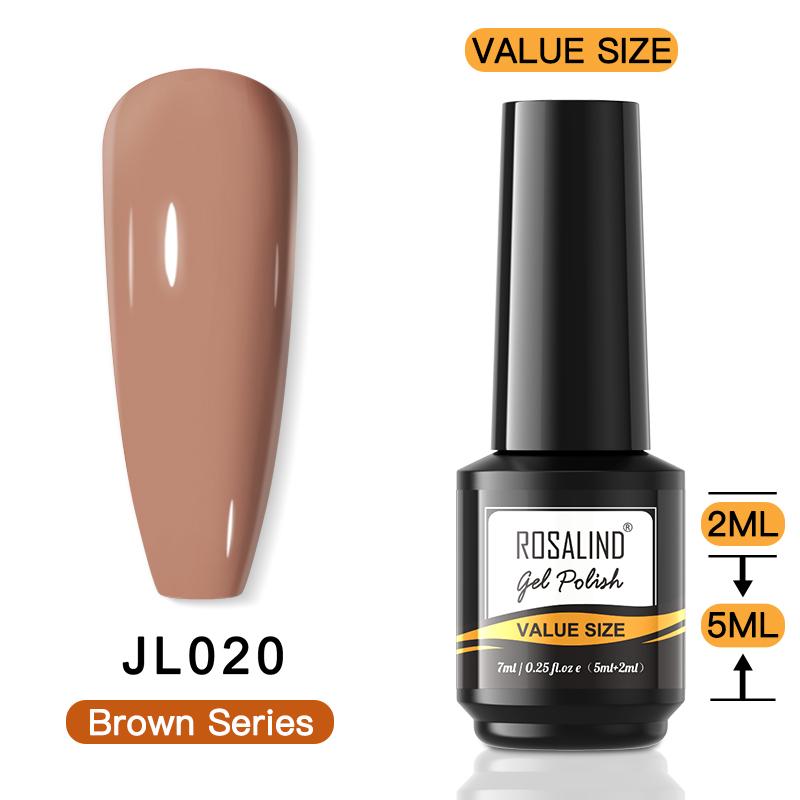 

ROSALIND Soak Off 7 мл Яскравий кольоровий гель для нігтів для дизайну нігтів LED/УФ-лампа