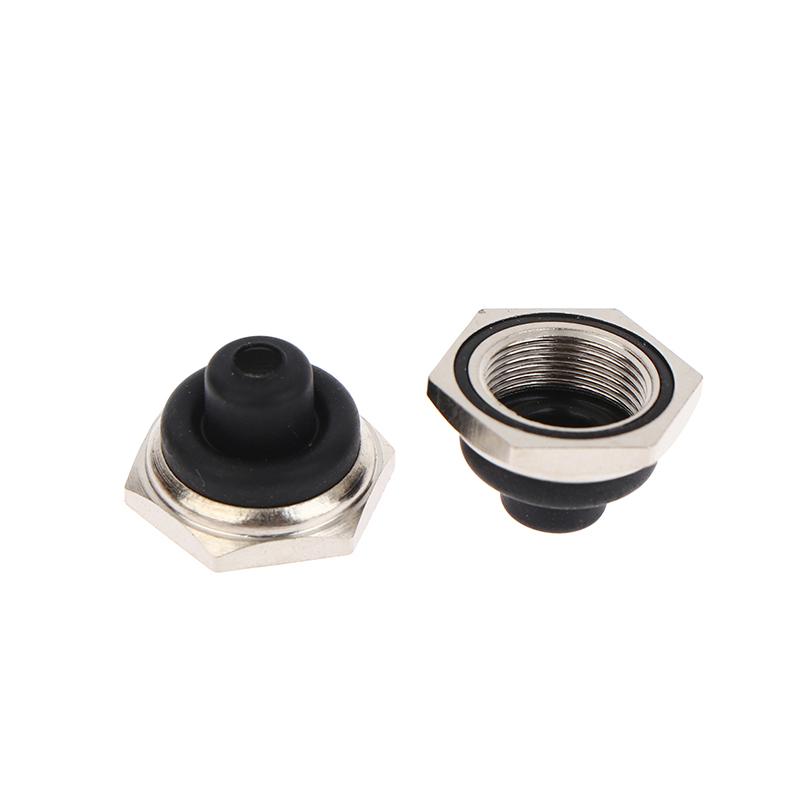 5Pcs Product M12 * 0.75 12Mm Toggle Switch Waterproof Cap With Hexagonal Metal Edge Accessories