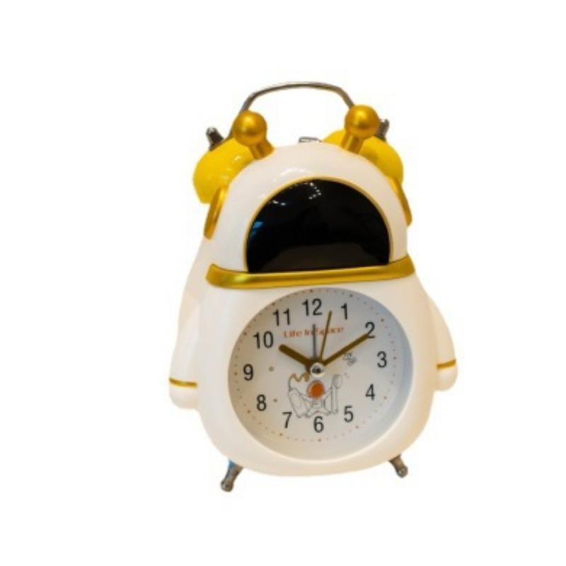 Astronaut Small Alarm Clock Children's Alarm Clock Students' Special Wake-up Artifact Cartoon Desktop Alarm Clock