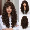Womens Small Curly Wig Rose Net African High Temperature Fiber Cap