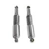Chrome 350mm Motorcycle Rear Shock Absorber Kit for Yamaha & Honda, CNC Aluminum Suspension Spring Replacement