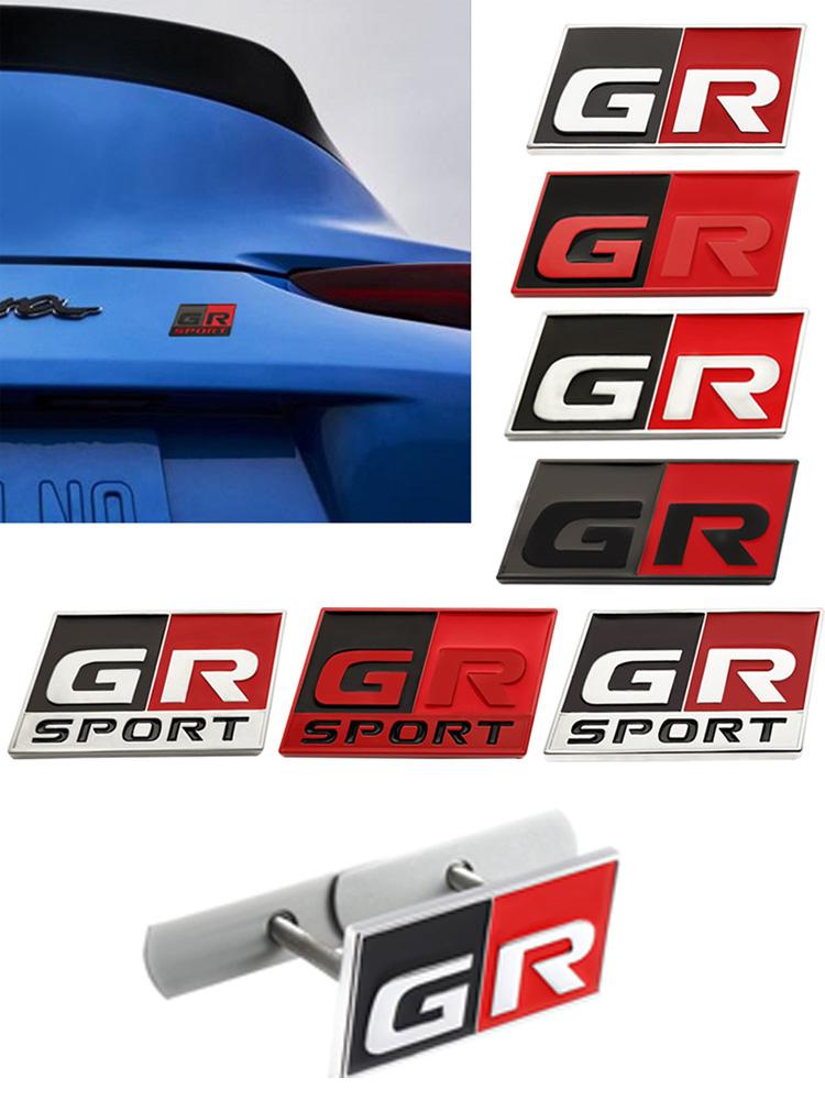 Car Sticker GR Sport Logo Emblem Badge Decals for Toyota HV YARiS RZ RC RS C-HR Corolla Prius Harrier Camry Tacoma Venza Rav4 GR LC8