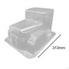 Transparent 1:10 Remote Control Car Truck Head Shell 313mm Wheelbase Spare Parts for Crawler Trucks