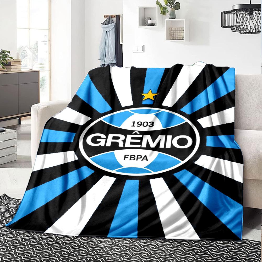 Grêmio Print Flanelldecke Hohe Qualität Warm Bequem Decke für Alle Jahreszeiten Perfekt für Geschenke Heimdekoration
