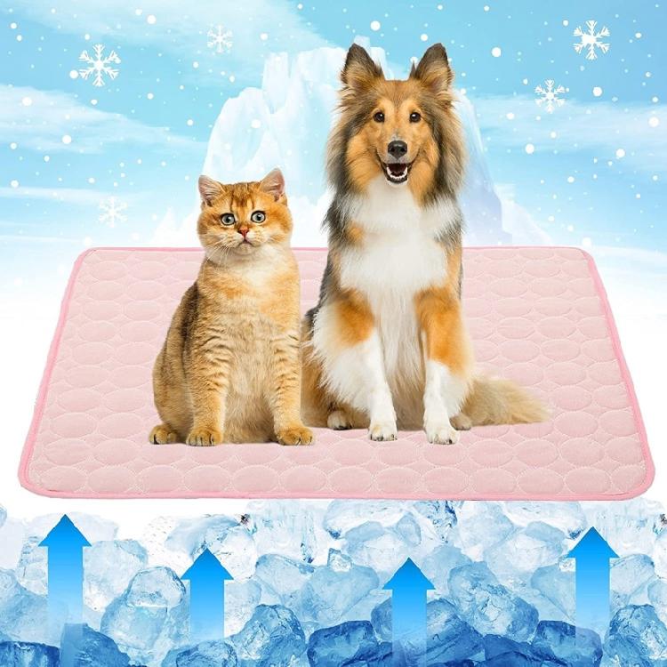 Ice Silk Cat Self Cooling Bed Cat Bed Cushion Mat for Hot Summer Cooling