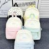 High-value Schoolbag Ins Niche Middle and High School Students Small Backpack Mori Print Cute Stars Lightweight Backpack