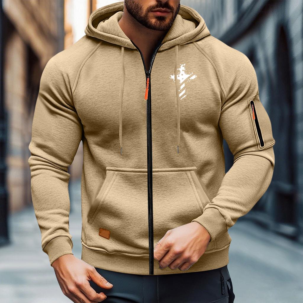 Hooded Sports Tracksuit Unisex Running Outfits Long Sleeve Pullover Hoodies Sweatshirt