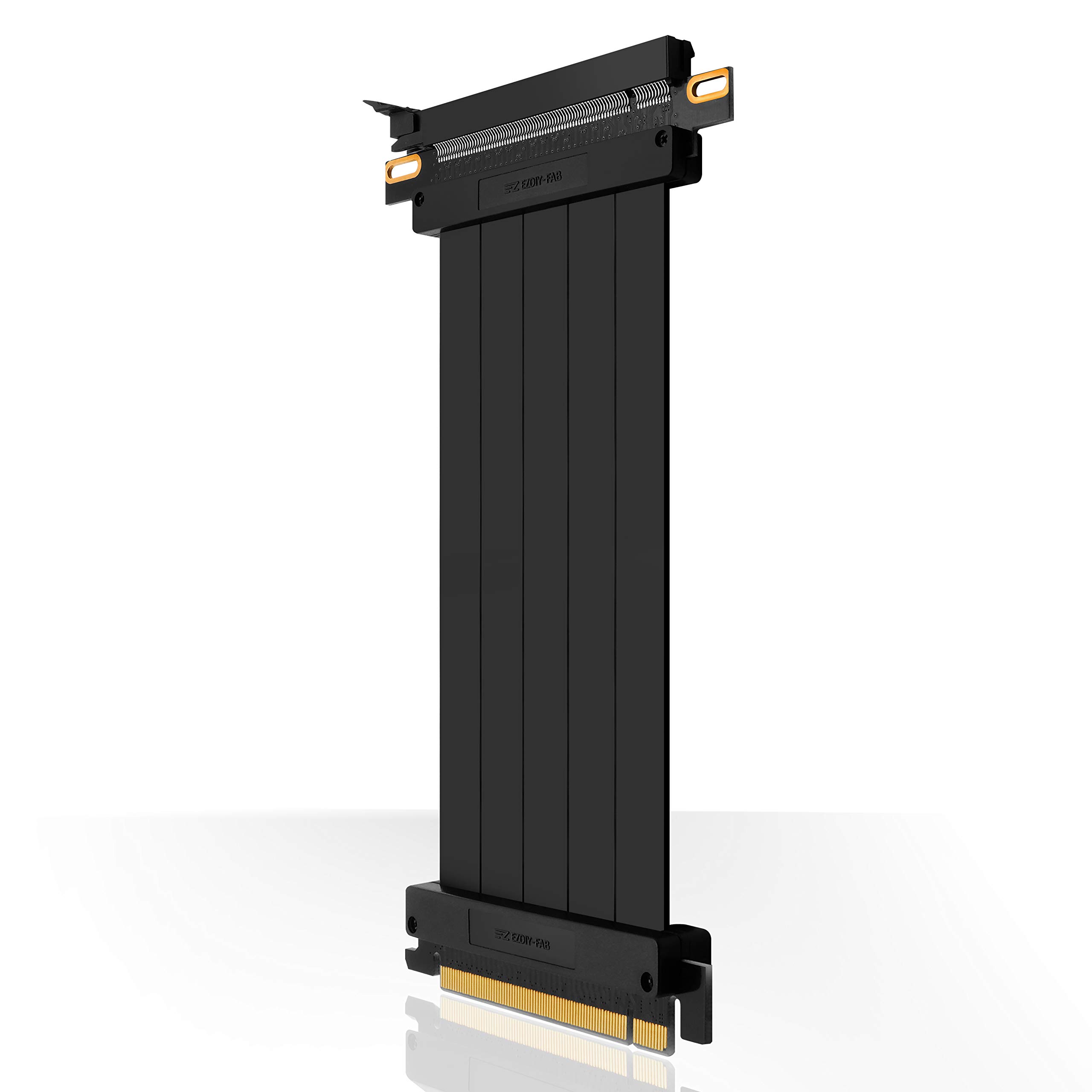 

New Version PCI Express 16x Riser Cable Expansion Port Adapter High Speed Riser Card Straight Connector GPU Riser Cable 30CM 180 Degree EZDIY-FAB