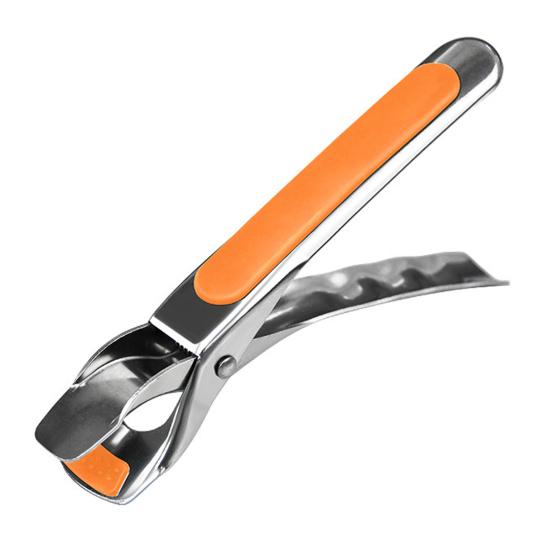 Bowl Clip Sturdy Construction Rust-proof Stainless Steel Multifunctional Plate Dish Clip Pot Gripper for Home