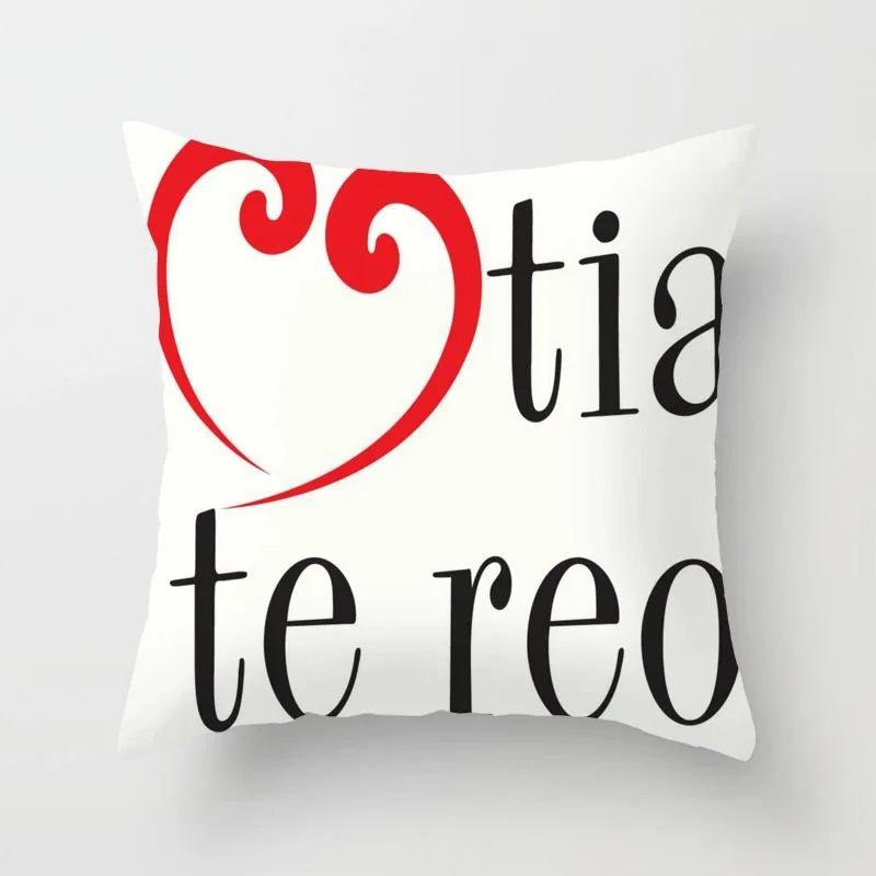 

Украшение для дома Чехол для подушки с узором в виде сердца Чехол для подушки с геометрическим абстрактным рисунком Чехол для диванной подушки 40x40cm