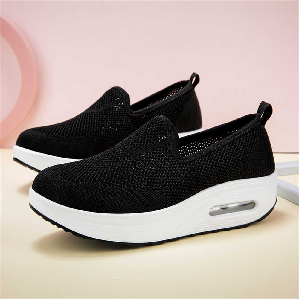 Fashion Round Nose Without Lacing Ladies Sneakers Mary Jane Woman Walking Shoes Tenis For Women Sports New Shors Hyperbeast Runings