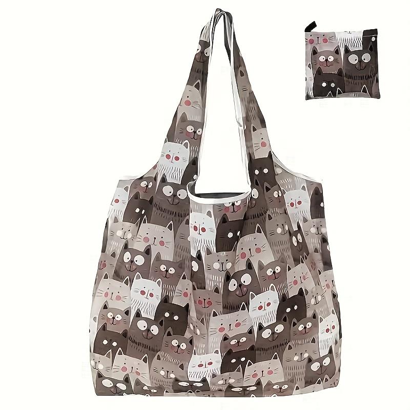 

Складная многоразовая хозяйственная сумка, прочный полиэстер, непромокаемая, многоцелевая, с принтом породы собаки, для супермаркета, путешествий, кемпинга на открытом воздухе, спортзала