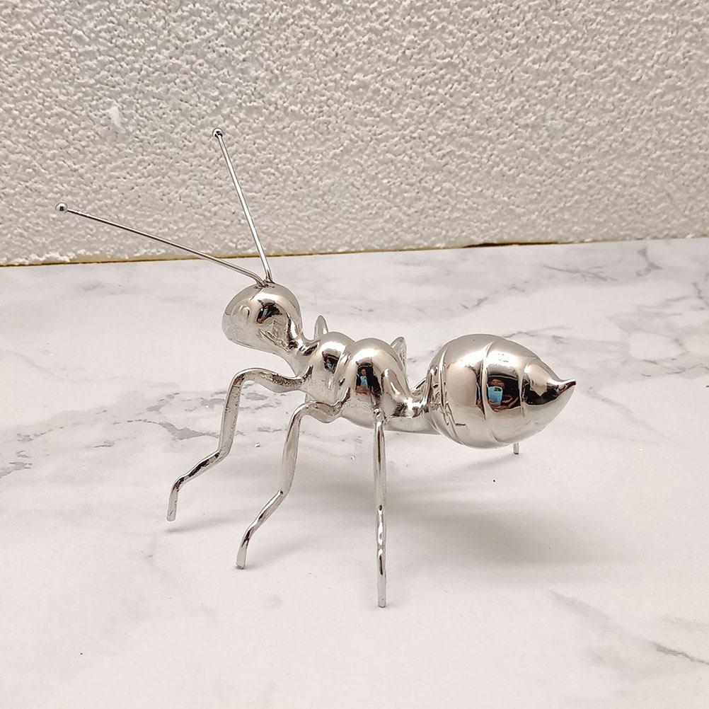 Metal Vintage Ant Statue Decorative Metal Animal Sculpture Home Table Decor Garden Ornament Desktop Decoration