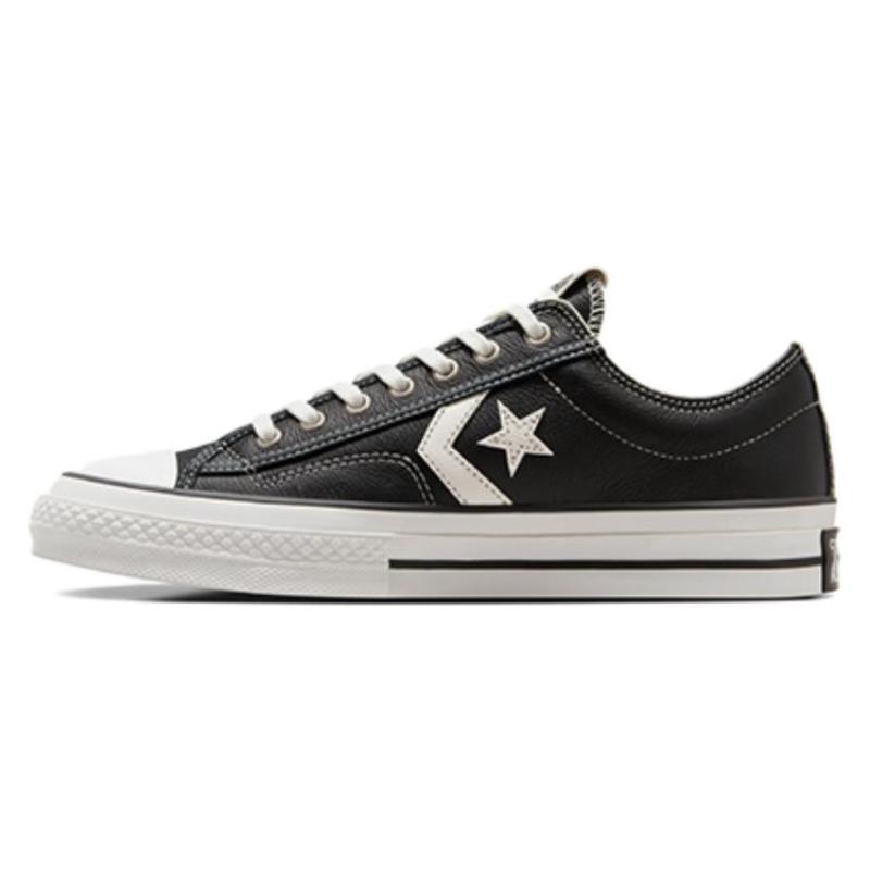 Converse Star Player 76 Retro Non-Slip Abrasion Resistant Low-Top Board Shoes Unisex Black