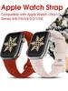 Christmas Strap For Apple Watch Bands 49mm 46mm 45mm 44mm 42 40mm Engraved Bracelet Correa IWatch Series 11 10 SE 9 8 7 Ultra2 3