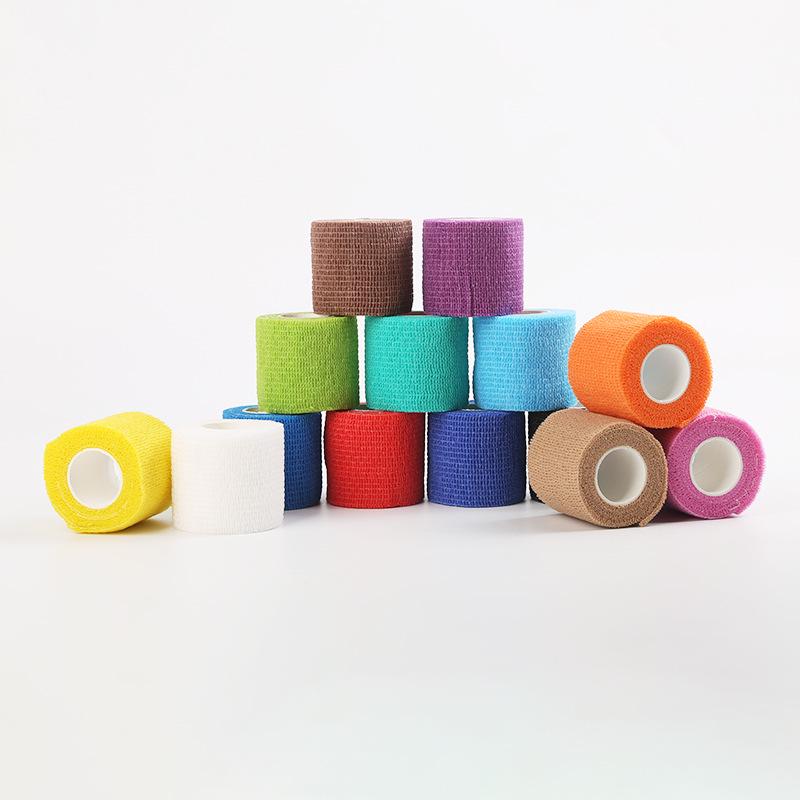 Self-Adhesive Elastic Bandage: Non-Woven Sport Knee, Wrist, and Finger Support.