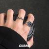 Retro Verstellbare 925 Sterling Silber Offene Ringe - Unisex, Trendy und Farbecht Nischen Design