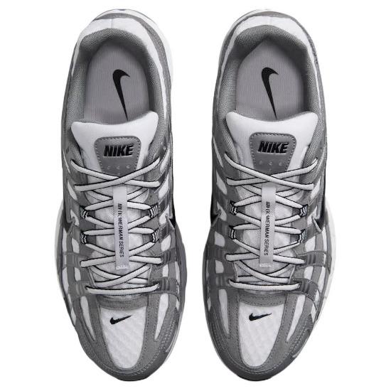 Nike P-6000 White Metallic Cool Grey Unisex Sneakers Black IR2004-100