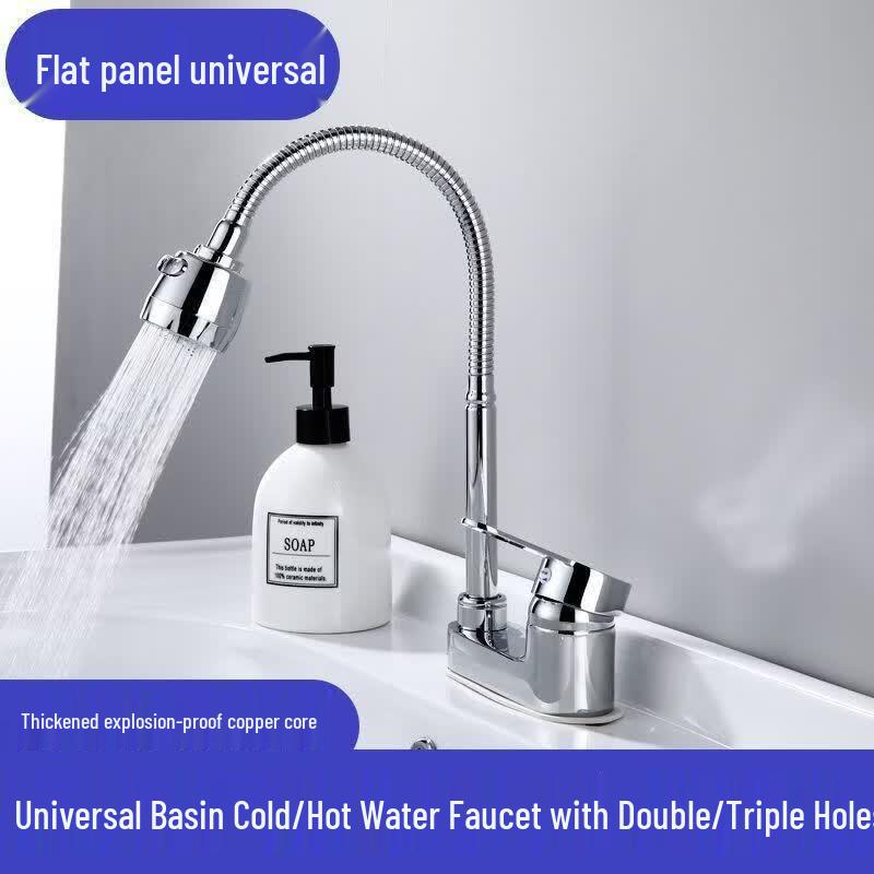 Handun Vintage Single-Handle Hot & Cold Basin Faucet