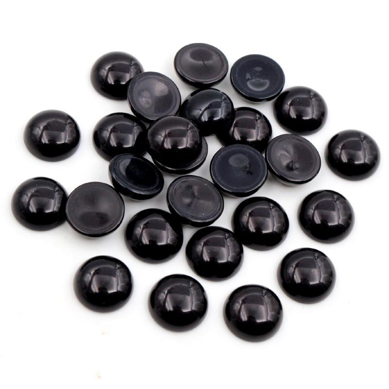 40pcs/lot 8mm 10mm 12mm Mix crack Colors Natural Cracked Style Flat back Resin Cabochons For Bracelet Earrings accessories