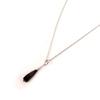 Altesse [L0671] - Black 'Scarlett' Silver Necklace