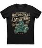 Motorcycle Adventure REC TM 1994 Mens Short Sleeve New Cotton Black T-shirt