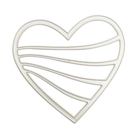 

Hollow Heart Decorative Embossing Stencil Card Po Album DIY Cutting Dies