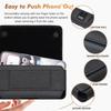Suitable for Black Brown Mobile Phone Fanny Pack 5.5-6 Inch Card Model, Men's Waist Leather Case