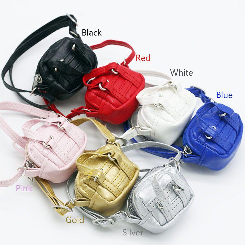 Dětské dárky Mini ručně vyráběné Pro 1/6 1/8 BJD Tašky přes rameno Panenka Crossbody kabelka