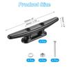 PATIKIL 152mm Nylon Boat Dock Cleats 2pcs Kayak Rope Tie