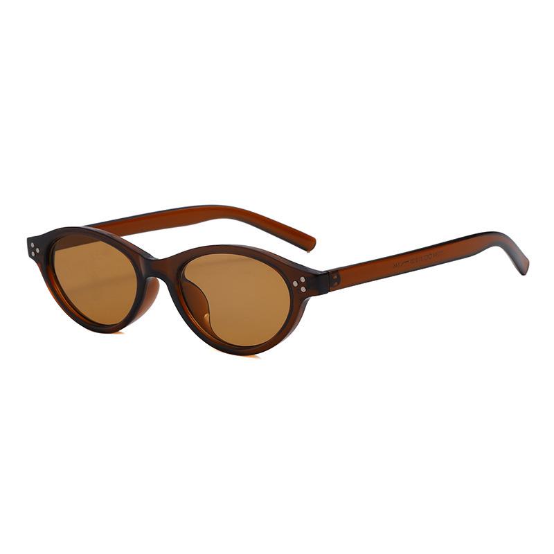 Elegant Cat Eye Oval Sunglasses 2025 for Women – High-End European & American Fashion