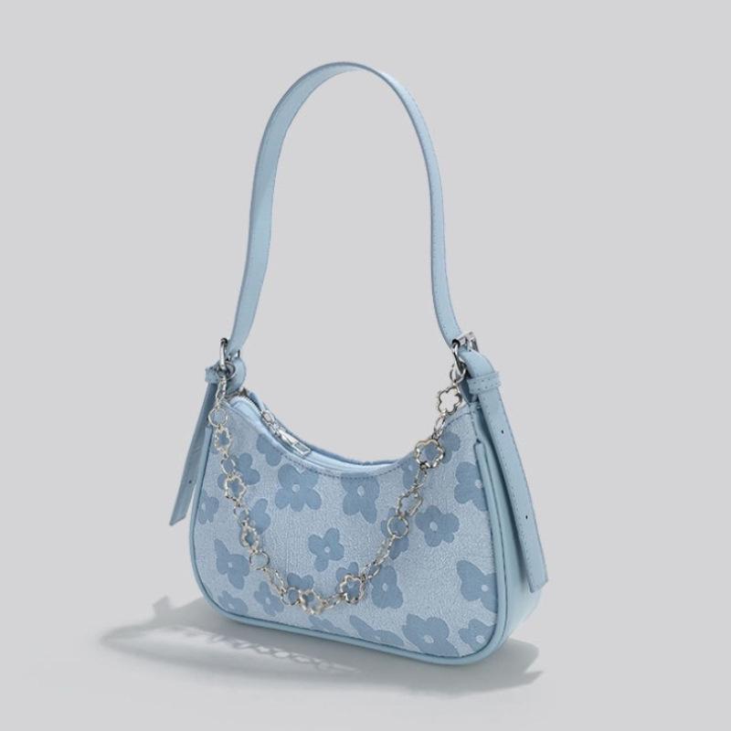 Schicke High-End Vielseitige Tragetasche: Stilvolle Baguette & Kette Crossbody- oder Umhängetasche